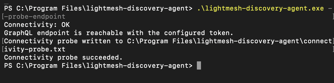 Server Core - &ndash;probe-endpoint