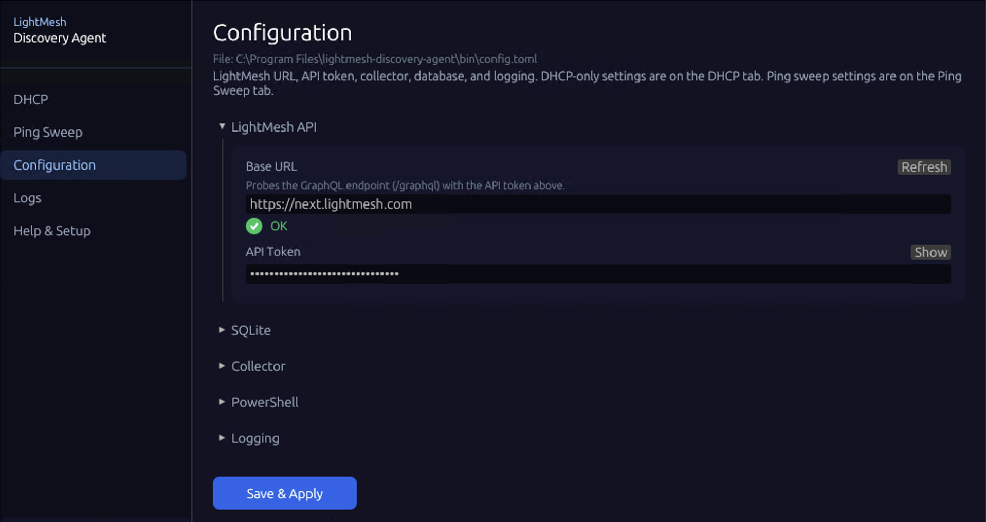 Agent Configuration